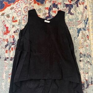 Chic Black Sleeveless Top